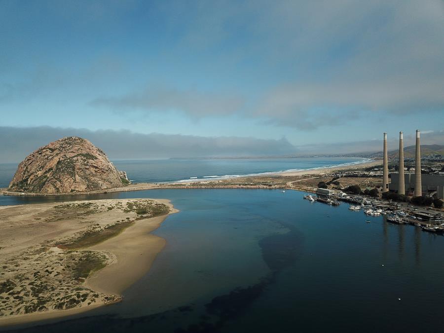 Morro Bay Stacks A retired coal power plant in California